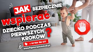 🤔 Czy wiesz, jak bezpiecznie wspierać dziecko podczas pierwszych kroków? Oto kluczowe wskazówki! 🔄