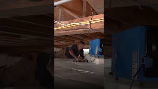 Crawl Space Encapsulation Timelapse