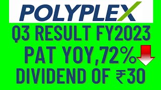 Polyplex Corporation Q3 Result | Polyplex Corporation Dividend | Polyplex Corporation Latest News