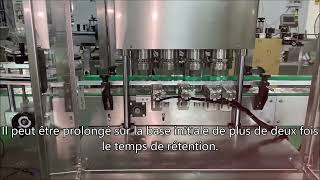 Machine de scellage de capsulage sous vide linéaire automatique à 4 têtes pour fromage,Beurre,vinaig