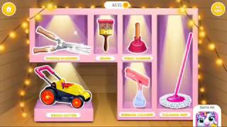 Sweet baby girl gardening game for kids