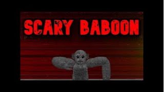 Playing scary baboon with people