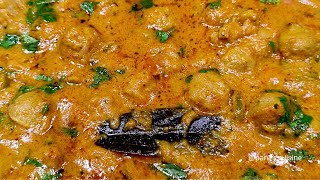 MEAL MAKER CURRY WITH MARINATED SAUCE | PERFECT MEAT SUBSTITUTE | SOYA CHUNKS RECIPE | SOYA MASALA