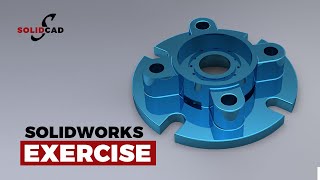 SolidWorks Exercise 33 | SolidWorks Tutorial | SolidCad