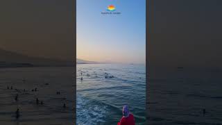 أجواء شاطئ المضيق وقت غروب الشمس، أجواء رائعة 🌞 Plage M'diq