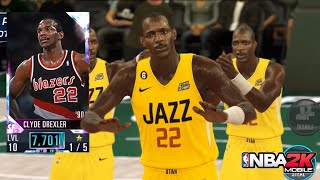 CLYDE DREXLER DESTROYS!😤 ENTIRE MILWAUKEE BUCKS in NBA2K MOBILE | ABE Gaming