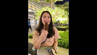 Apple Store sitting on the water, Marina Bay Sands Singapore #apple #marinabaysandssingapore #shorts