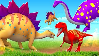 Trex's Epic Heroic Mission: Rescuing Dinosaurs from Jurassic Park Hunters | Dinosaurs Adventures