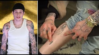 Pete Davidson Shows his Tattoo Initials of Ye and Kim's Kids