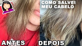 COMO SALVEI MEU CABELO APÓS AS LUZES