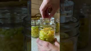 Fermented Jalapeños and Banana Peppers Recipe #shorts