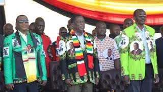 Zimbabwe president Emmerson Mnangagwa survives assassination.