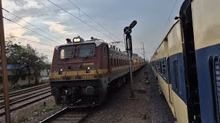 17007 Secunderabad Darbhanga Express hits parallel action with Durg Raipur MEMU|IR