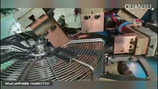 Motor Fan Guard Ring and Buracket Laying + Wire Motor Fan Guard Welding Machine Factory