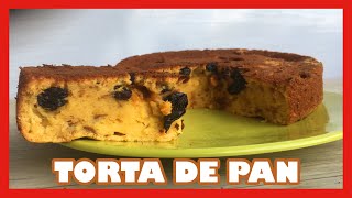 CÓMO hacer TORTA de PAN | RECETA de PAN duro casera