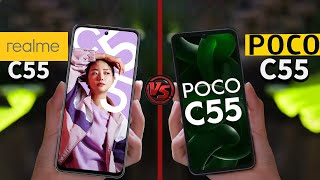 REALME C55 VS POCO C55|POCO C55 VS REALME C55 SPEEDTEST