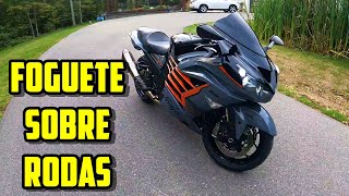 UM FOGUETE SOBRE RODAS QUE JÁ FOI A MOTO DE SERIE MAIS RAPIDA - KAWASAKI ZX 14