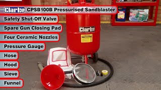 Clarke CPSB100B Sandblaster