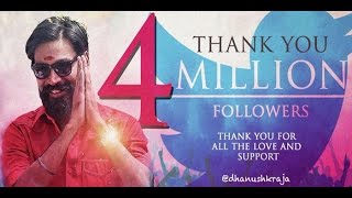 Dhanush Overtakes Superstar Rajinikanth | 4 Million Followers | Dhanush Latest Updates