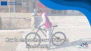 How to choose the correct bicycle size for me?