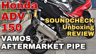 UPGRADE PIPE SOUNDCHECK Vamos Honda ADV 150