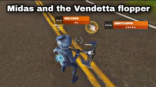 Midas and the Vendetta flopper (Fortnite)