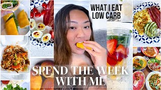 SPEND THE ENTIRE WEEK WITH ME! | WHAT I EAT LOW CARB + SHOP WITH ME + LOSING WEIGHT!!!