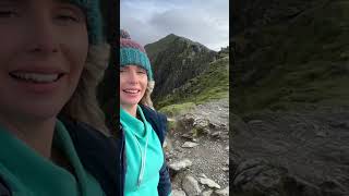 THE TRUTH! What it’s really like at the summit of Mount snowdon… #vanlifeuk #hike #solofemale