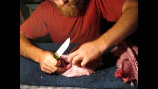 Rabbit butchering