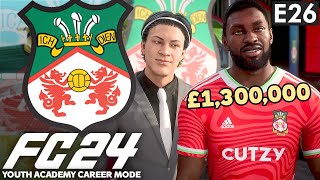 MASSIVE DEADLINE DAY SIGNINGS! | FC 24 YOUTH ACADEMY CAREER MODE EP26 | WREXHAM