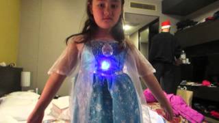 isla's sparkling elsa dress last christmas