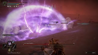 Hitting Radahn with meteor while he is a meteor