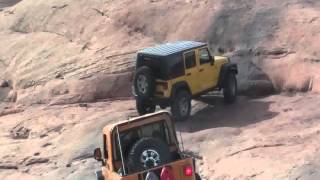 JSPEC 4-Door Climbes ledge on Hell's Revenge