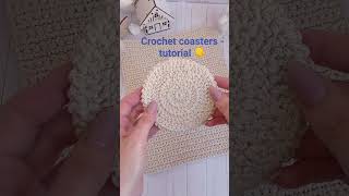 How to rochet coaster for beginners #crochetcoaster #crochetamigurumi #freepattern #crochet #diy