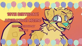 (GIFT) 18th Birthday // Animation Meme  // Gift For Radio Wave