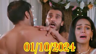 Meera ne mangi Jaan ki bhik rudra se//deewani serial today twist update//01-10-2024