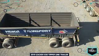 2019 LEADER SIDE TIPPER LINK TRAILER | NUco Auctioneers