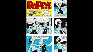 Popeye Sunday Comic - Love in the Night