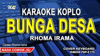 Karaoke koplo Raib Bunga Desa   Rhoma Irama    Nada Cowok   Pria