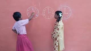 2nd Class-TIME (when the small needle touches number one)by SREENIVASULU BIKKI. Pamidi.ANANTAPUR