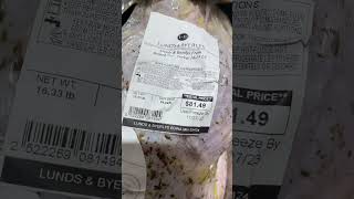 Crazy Expensive Turkey! Would You Buy It? #thanksgiving #turkeyrecipe #holiday