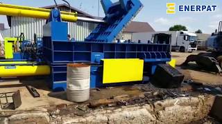 Automatic 250 tons Hydraulic Metal Baler Working Well In Poland