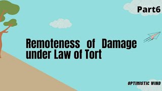 Remoteness of damage under Law of Tort, wagon mound case, re polemis case