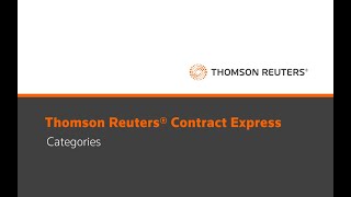 Contract Express - Categories