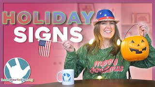 30 Holiday Signs and Phrases in ASL