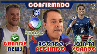 ABSURDO 🔥 JOIA DO CRUZEIRO CHAMA A ATENÇÃO DO BR ✅ RAPOSA É NA RECORD EM 2025 ❌ RAMIRO FORA E+