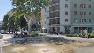 Rimini, Italy: fountain