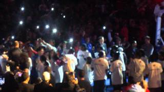 Knicks Open Practice 12/18/2011 Players Intros