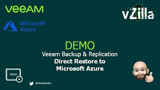 Veeam Backup & Replication - Direct Restore to Microsoft Azure