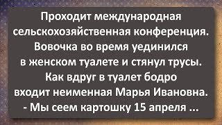 Вовочка Уединённый в Женском Туалете! Сборник Самых Свежих Анекдотов! Юмор!